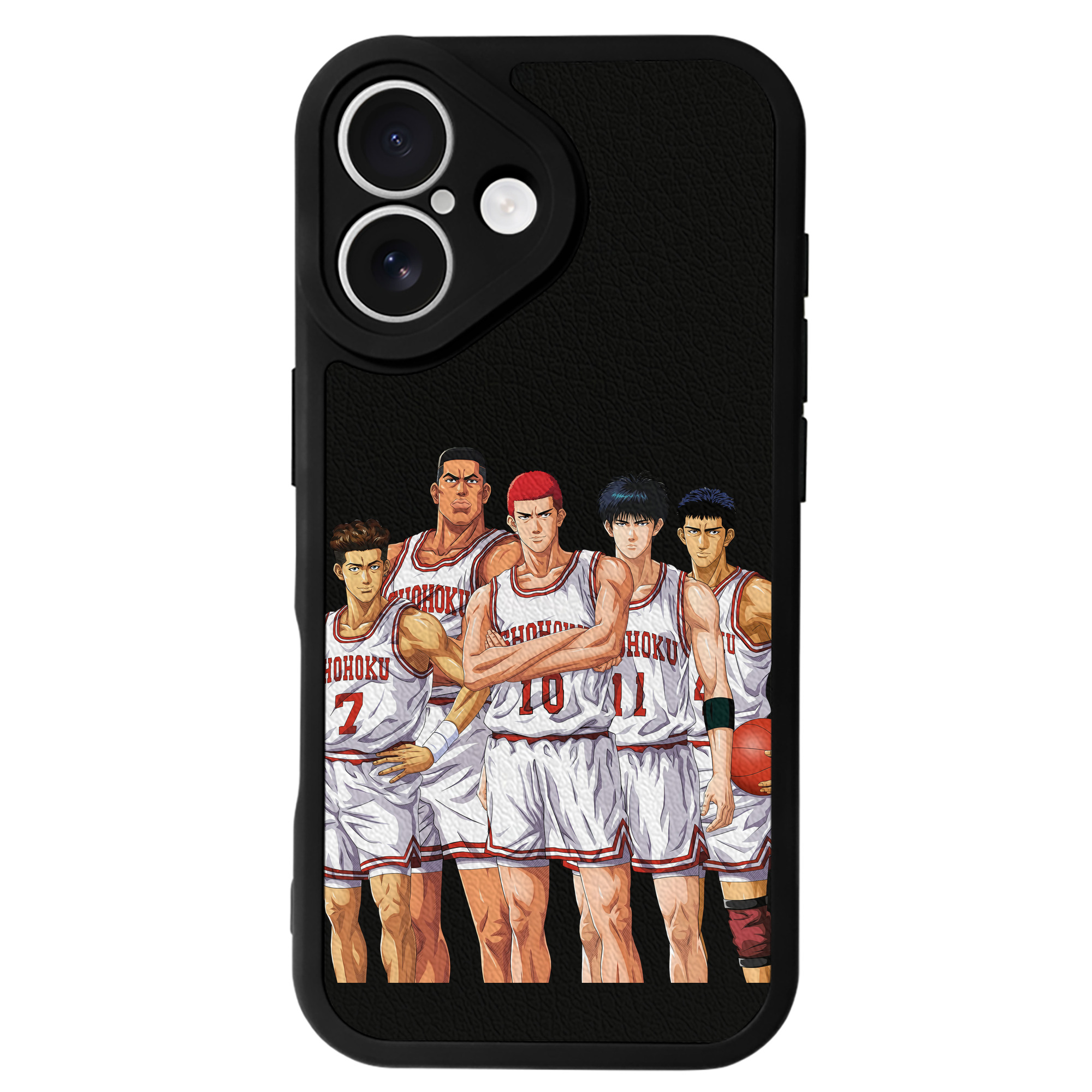 （画像用） SLAM DUNK／スラムダンク 【iPhone 16シリーズ対応】シリコンスマホケース（レザー調） 材質：シリコン